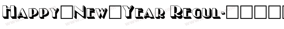 Happy_New_Year Regul字体转换